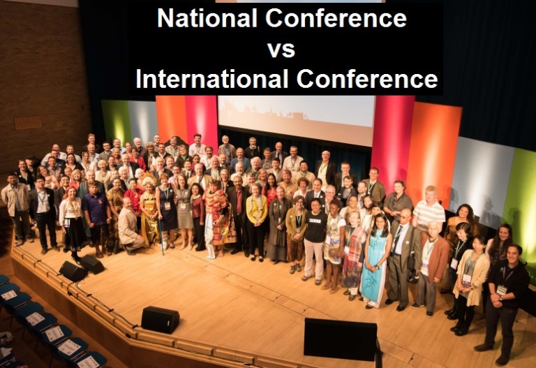 The Difference between National and International Conference