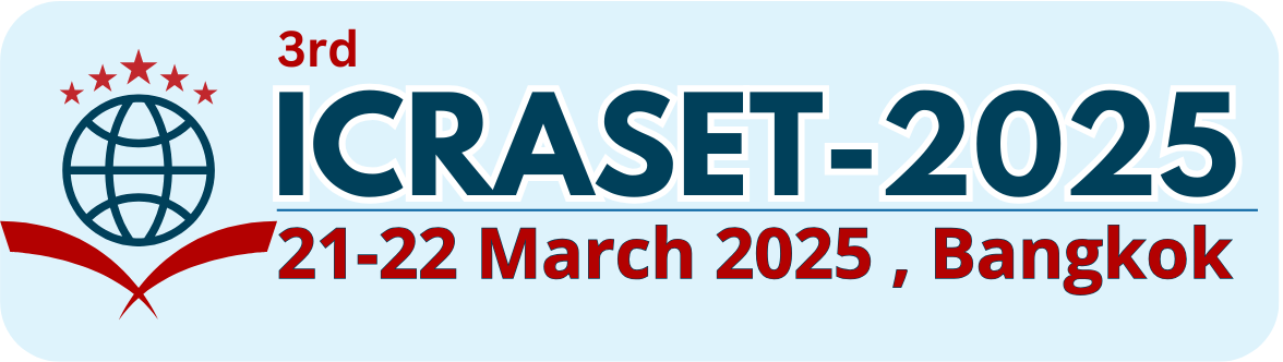 International Conference on Recent Advances in Science Engineering and Technology (ICRASET-2025) Logo